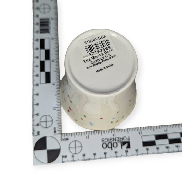 The White Barn Candle Company Sugar Cookie Christmas Tree Ceramic Votive Holder - Picture 8 of 9